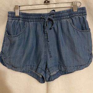 Light Denim Shorts